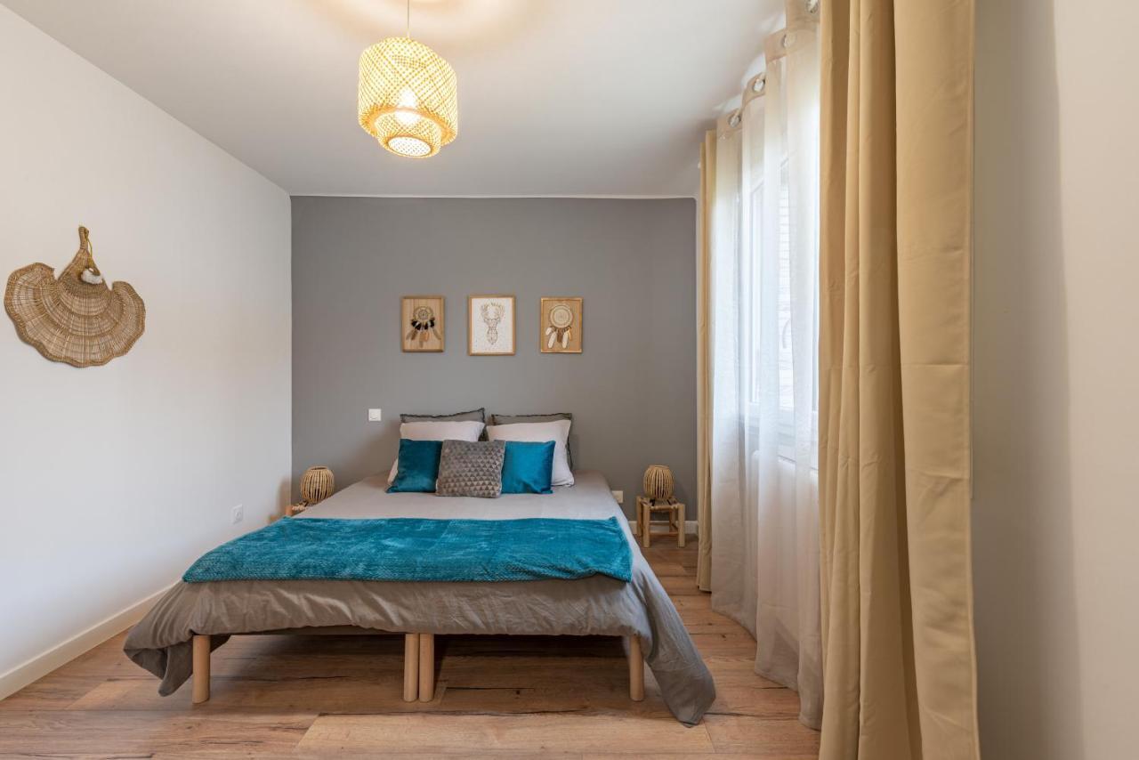 Amja Proche Clinique Saint-Roch Apt 3 Chambres 3 Salles De Bain Parking Gratuit Ideal Famille Groupe Coworking 10 Min Centre Ville 10 Min Plage 5 Min Sortie Autoroute Montpellier Luaran gambar